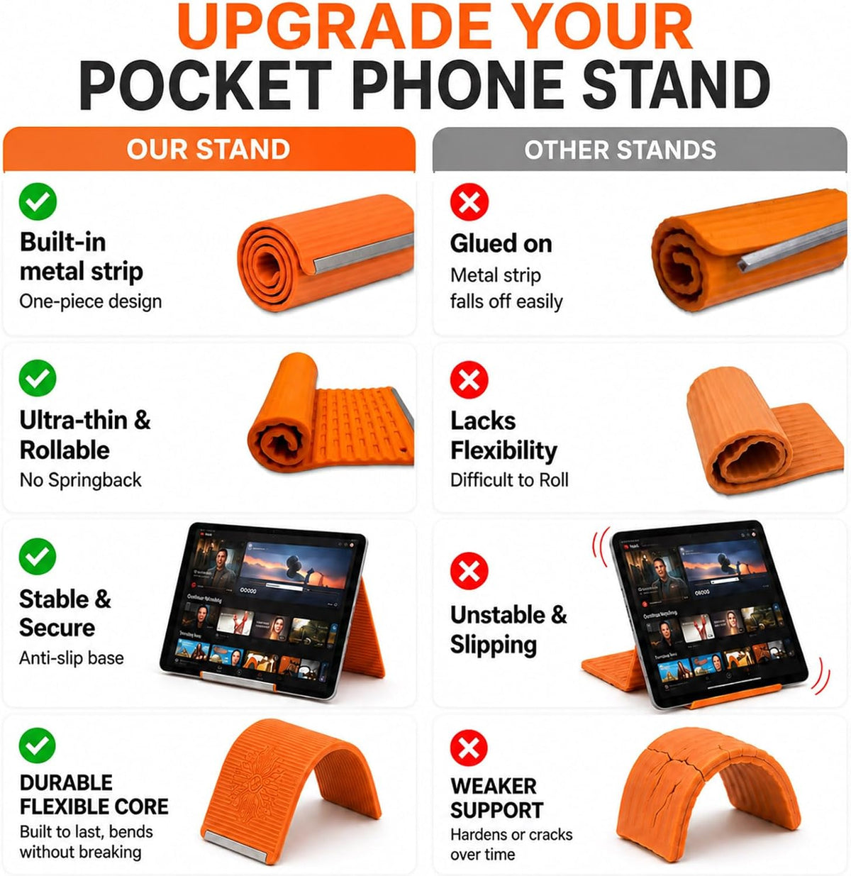 Flexivo™– Flexible Silicon Multi-Angle Stand