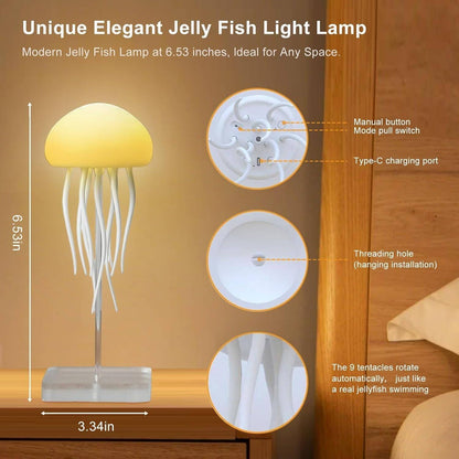 Glowfin™ - Hanging Jellyfish Lamp