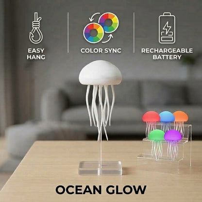 Glowfin™ - Hanging Jellyfish Lamp